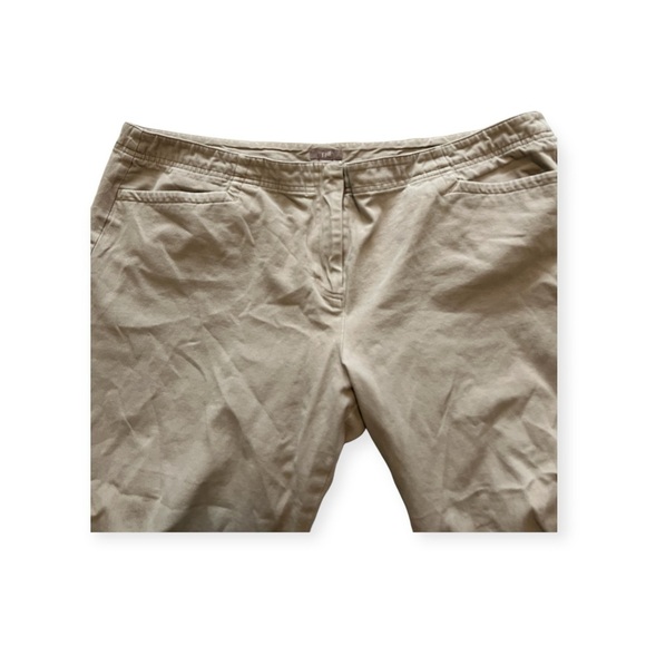 J Jill Women’s Beige Pants Size 20 tall with pockets very comfy work pants - Picture 2 of 4